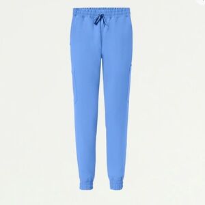 Jaanuu Ceil Blue Scrub Jogger Pants - small